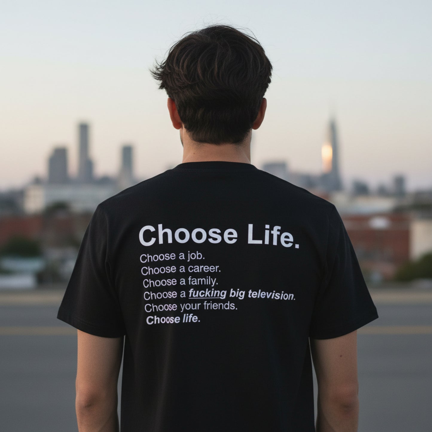 Oversized CHOOSE LIFE Tshirt BY102