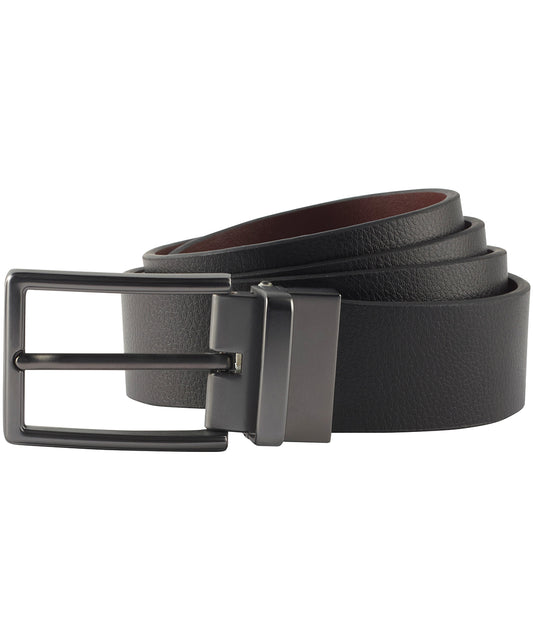 Men's two-way leather belt