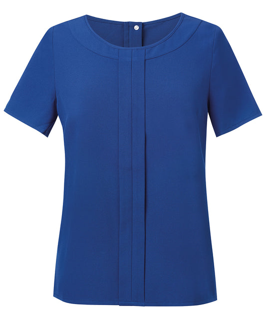 Women's Verona crêpe de chine short sleeve blouse