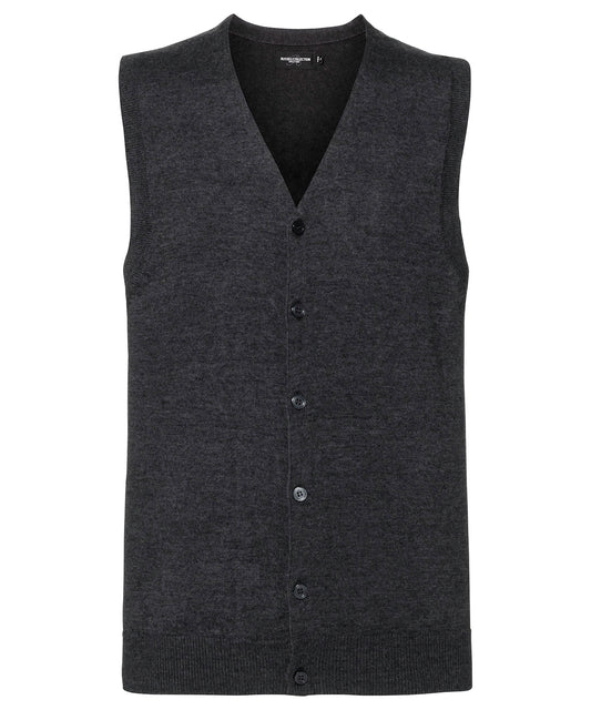 V-neck sleeveless knitted cardigan
